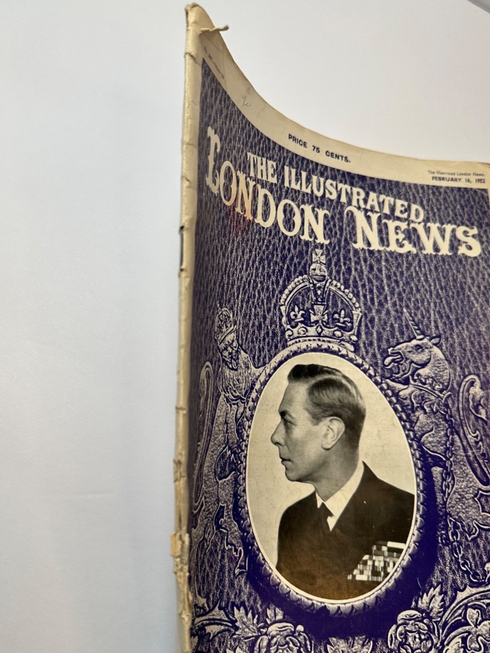 Vintage Illustrated London News Feb 16 1952 King George VI Death Issue - Picture 15 of 15